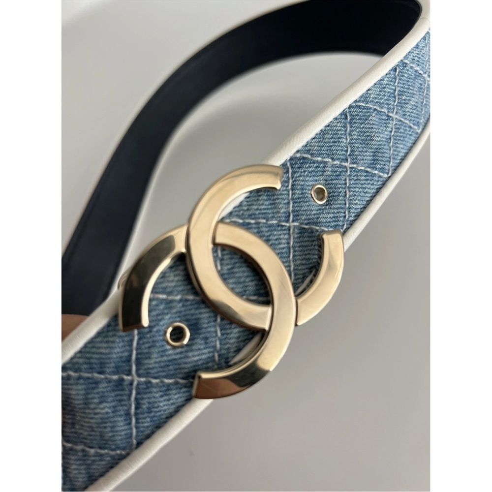 Chanel denim belt